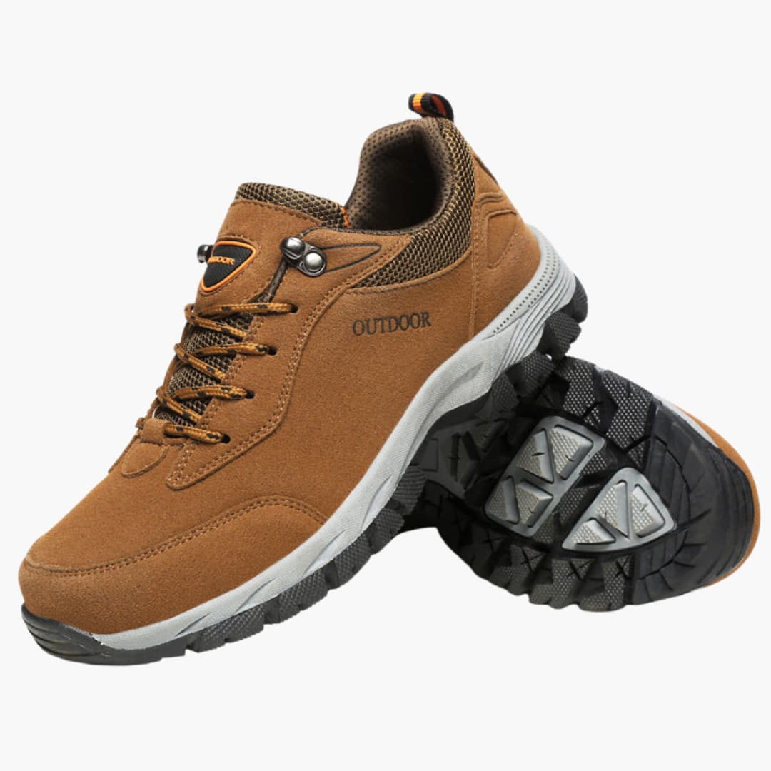Elarova | Wanderschuhe für Herren mit Schnürverschluss und strukturierter Außensohle