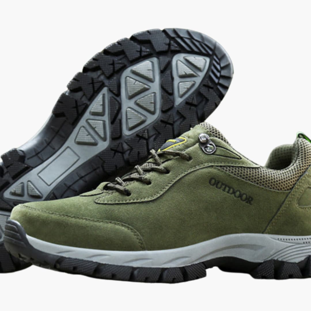 Elarova | Wanderschuhe für Herren mit Schnürverschluss und strukturierter Außensohle