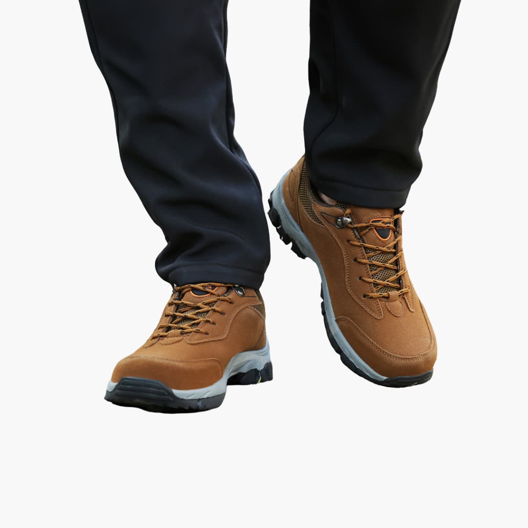 Elarova | Wanderschuhe für Herren mit Schnürverschluss und strukturierter Außensohle