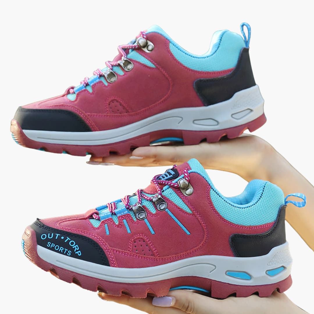 Elarova | Wanderschuhe für Herren mit Schnürverschluss und strukturierter Sohle