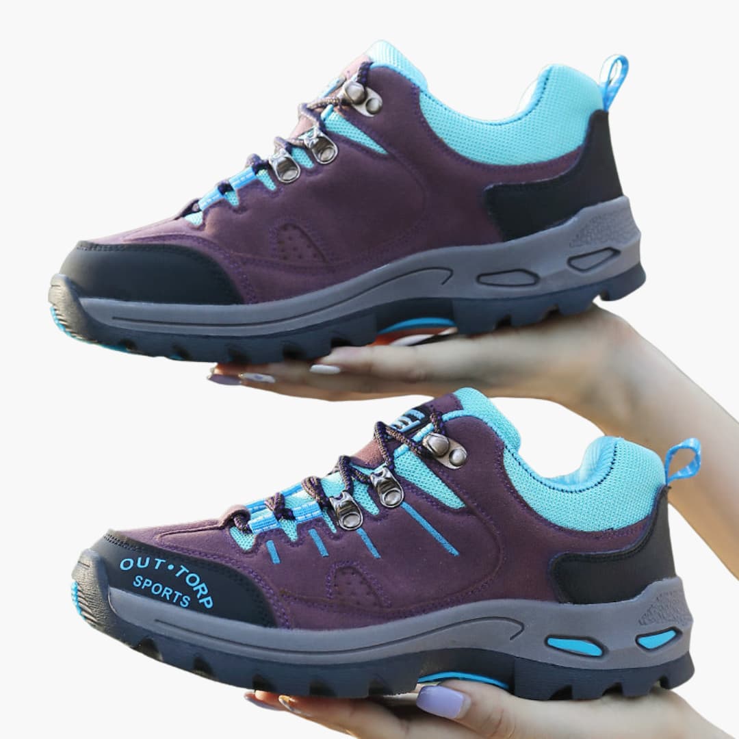 Elarova | Wanderschuhe für Herren mit Schnürverschluss und strukturierter Sohle