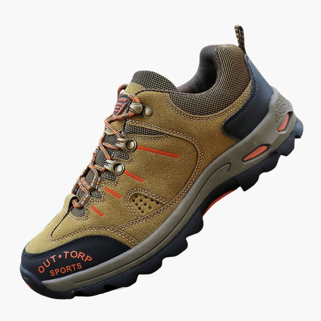 Elarova | Wanderschuhe für Herren mit Schnürverschluss und strukturierter Sohle