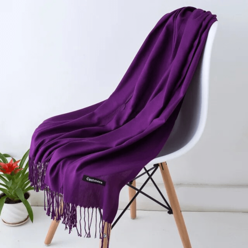 Elarova | Warme Damen Schal Weiche Textur Und Elegante Ausstrahlung