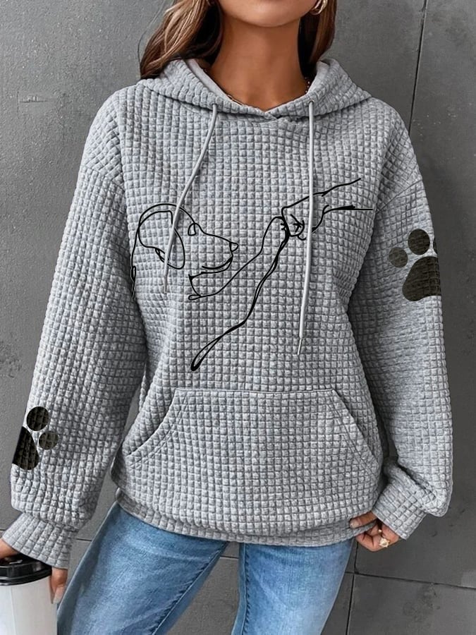 Elarova | Warme Strickjacke für Hundefans