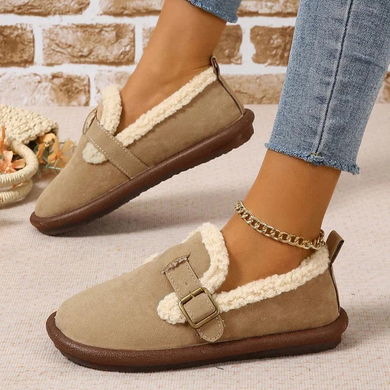 Elarova | Warme Und Bequeme Flache Schuhe
