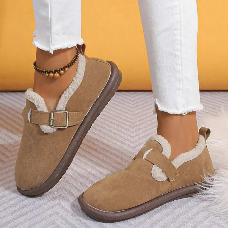 Elarova | Warme Und Bequeme Flache Schuhe