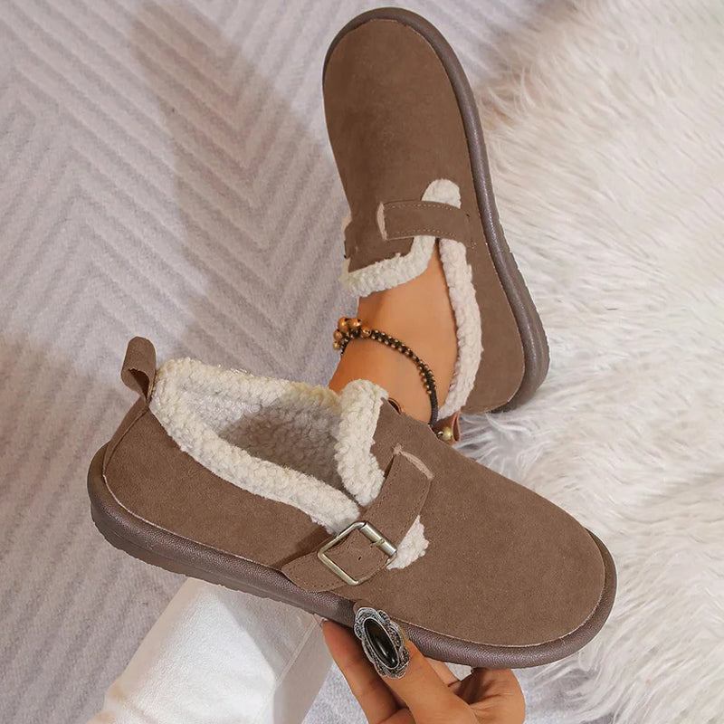 Elarova | Warme Und Bequeme Flache Schuhe