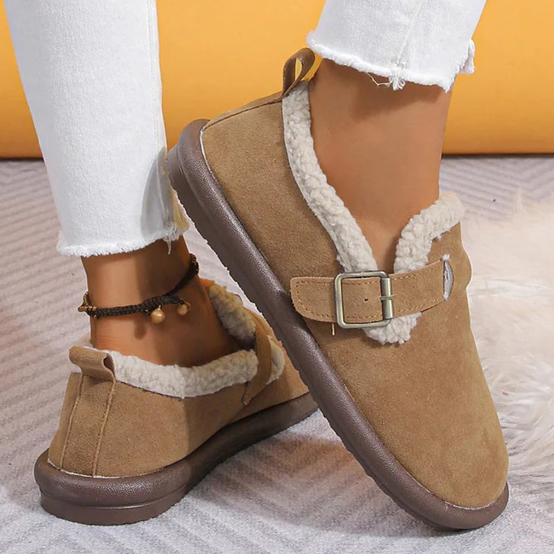 Elarova | Warme Und Bequeme Flache Schuhe
