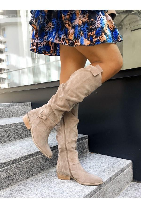 Elarova | Warme Wildlederstiefel Gemütliche Winterschuhe