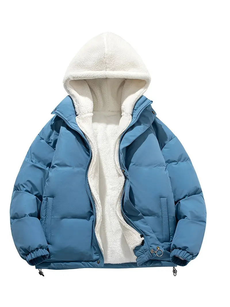 Elarova | Warme Winterjacke mit Kapuze und weicher Fütterung für Damen