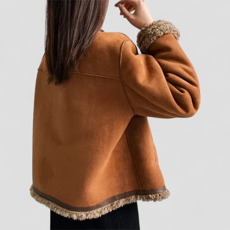 Elarova | Wärmende Plüschpelzjacke für Damen