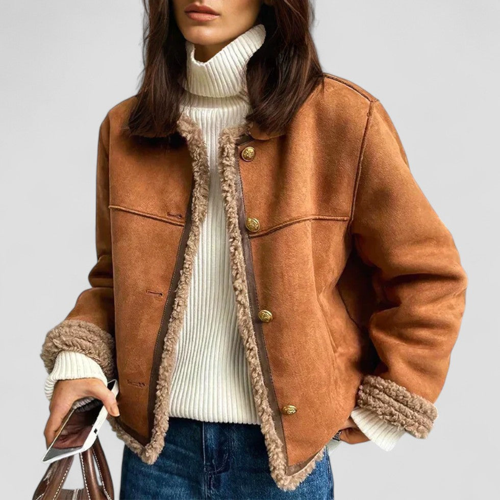 Elarova | Wärmende Plüschpelzjacke für Damen