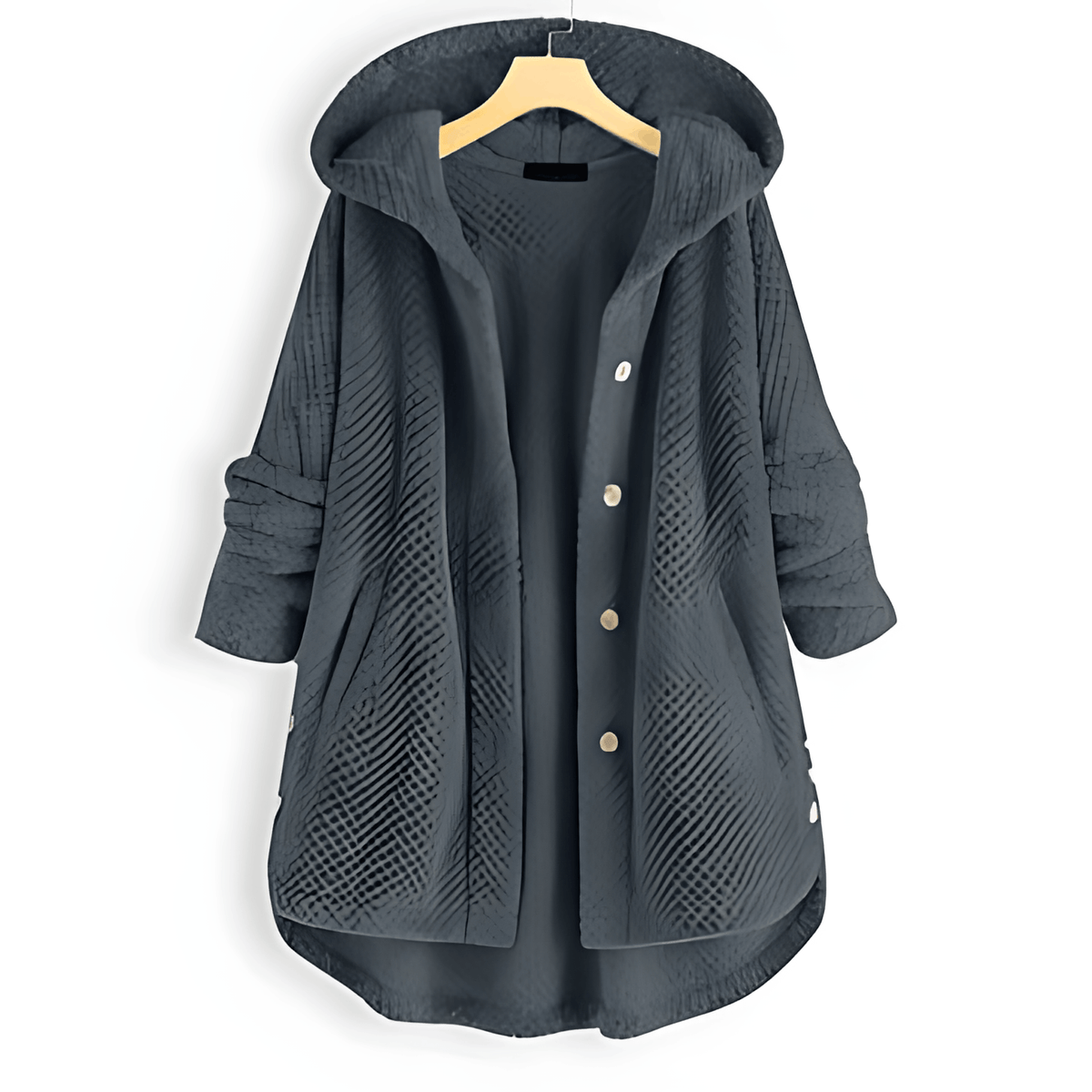 Elarova | Wärmende Strickjacke mit weichem Futter und Kapuze für Damen