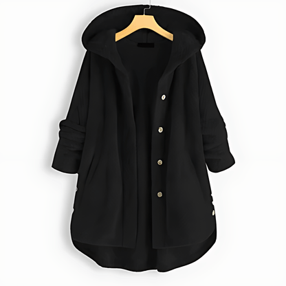 Elarova | Wärmende Strickjacke mit weichem Futter und Kapuze für Damen