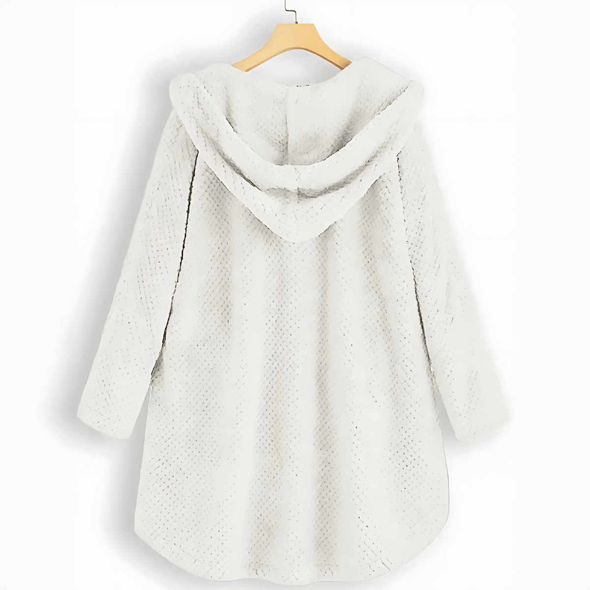 Elarova | Wärmende Strickjacke mit weichem Futter und Kapuze für Damen