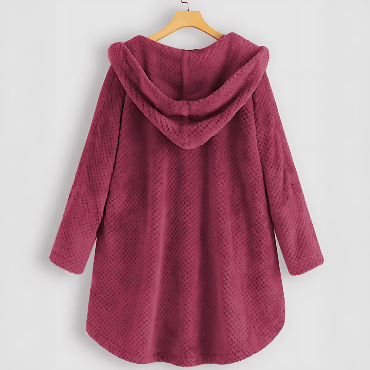 Elarova | Wärmende Strickjacke mit weichem Futter und Kapuze für Damen