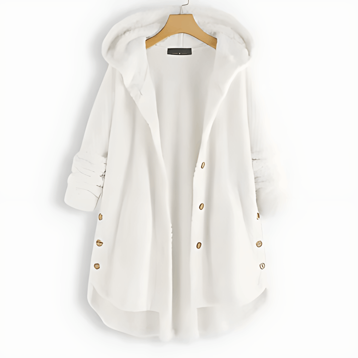 Elarova | Wärmende Strickjacke mit weichem Futter und Kapuze für Damen