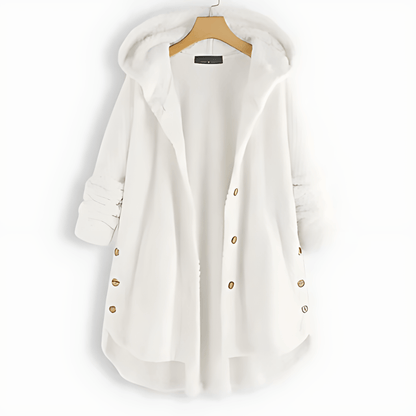 Elarova | Wärmende Strickjacke mit weichem Futter und Kapuze für Damen
