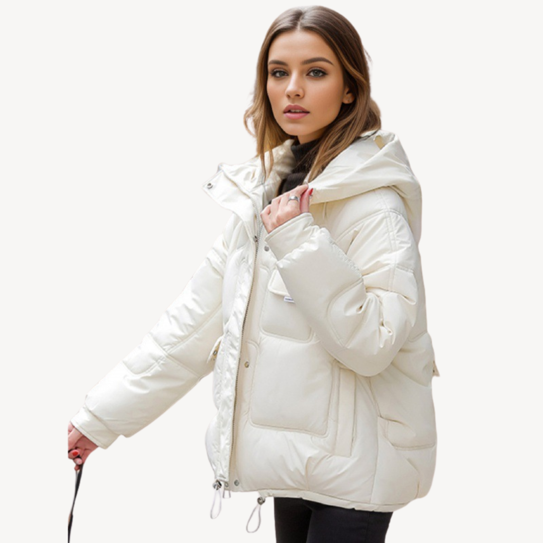 Elarova | Warmer Damenparka mit Kapuze