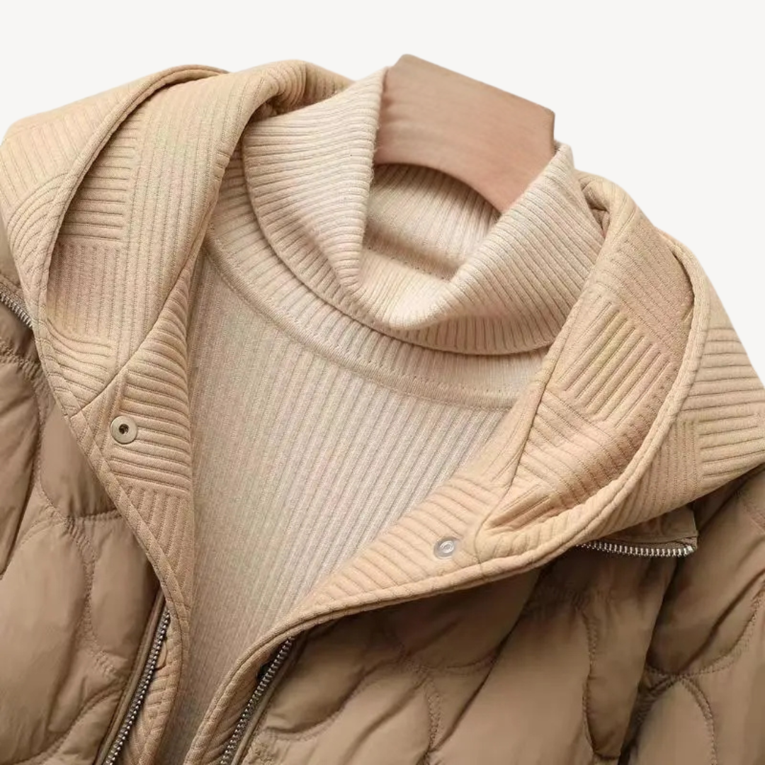 Elarova | Warmer Winterparka mit Kapuze für Damen