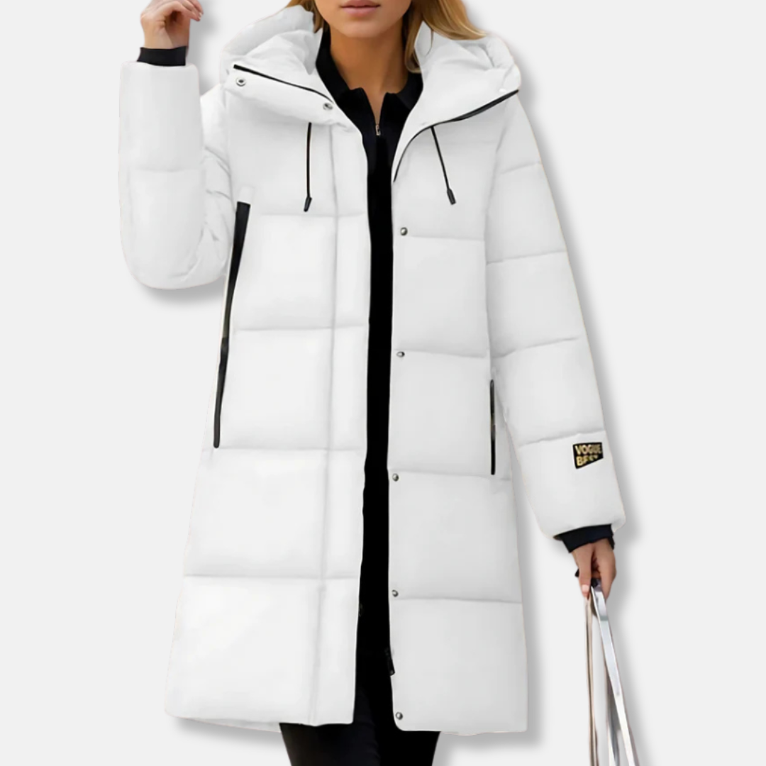 Elarova | Warmer, gesteppter Wintermantel für Damen