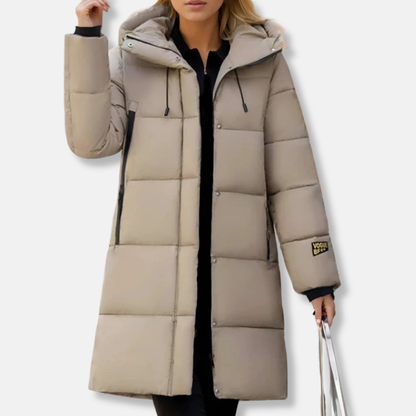 Elarova | Warmer, gesteppter Wintermantel für Damen