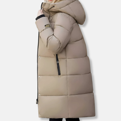 Elarova | Warmer, gesteppter Wintermantel für Damen