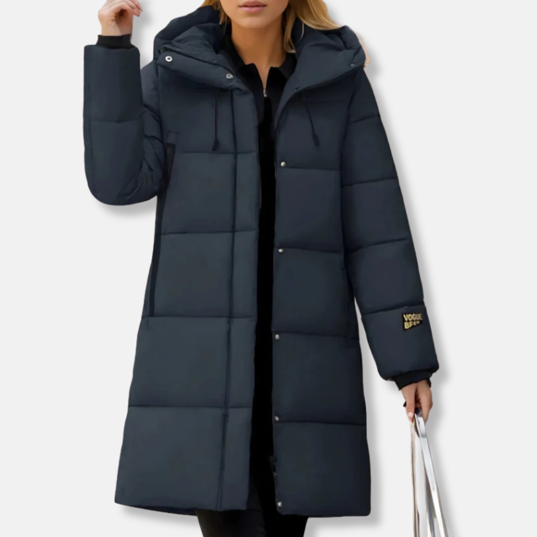 Elarova | Warmer, gesteppter Wintermantel für Damen