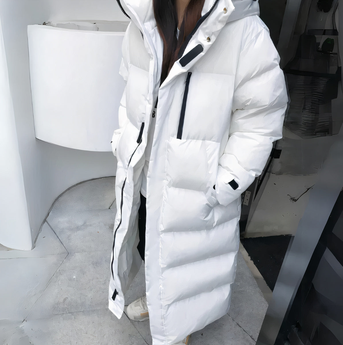 Elarova | Wasser- und winddichte lange Jacke