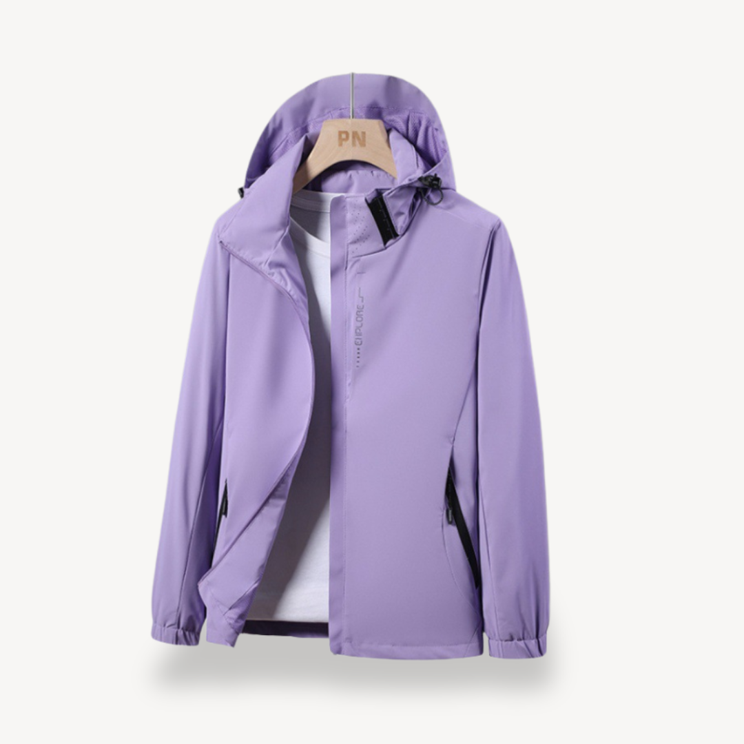 Elarova | Wasserabweisende Windbreaker-Wanderjacke für Damen