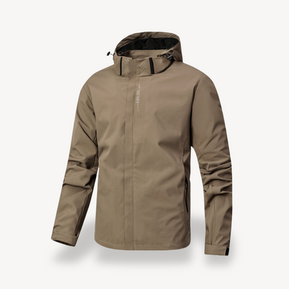 Elarova | Wasserabweisender Kapuzenpullover mit Reißverschluss für Herren