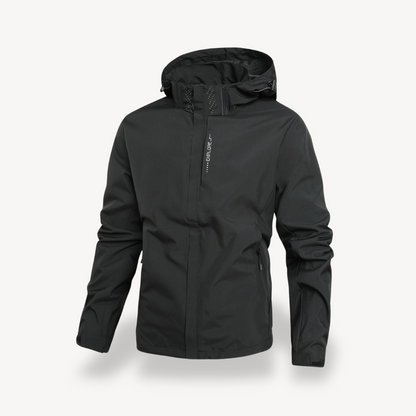 Elarova | Wasserabweisender Kapuzenpullover mit Reißverschluss für Herren