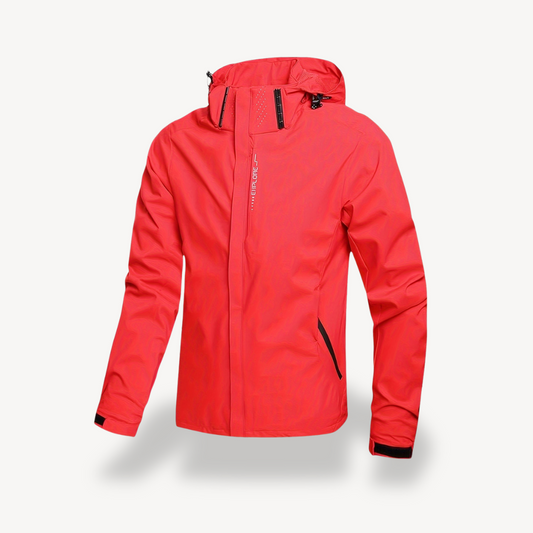 Elarova | Wasserabweisender Kapuzenpullover mit Reißverschluss für Herren