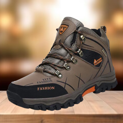 Elarova | Wasserdicht Vegan Leder Trekkingschuhe Herrenschuhe