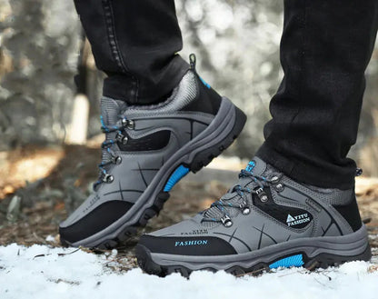 Elarova | Wasserdicht Vegan Leder Trekkingschuhe Herrenschuhe