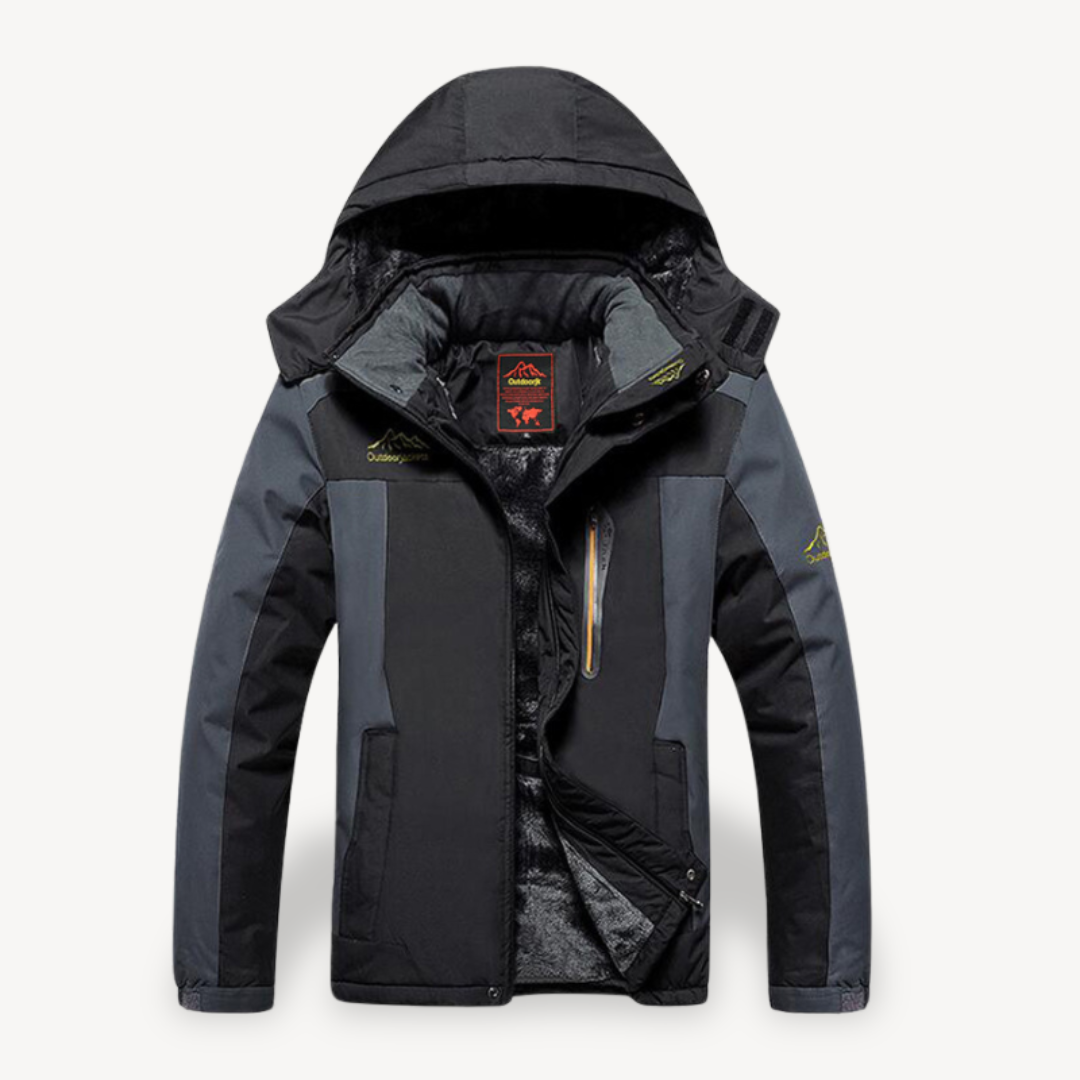 Elarova | Wasserdichte Fleece-Skijacke für Herren