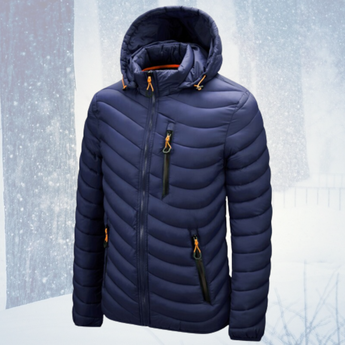 Elarova | Wasserdichte Hybridjacke mit abnehmbarem Hut