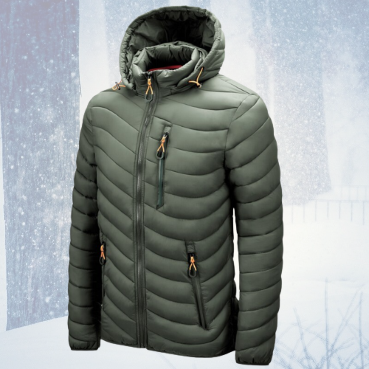 Elarova | Wasserdichte Hybridjacke mit abnehmbarem Hut