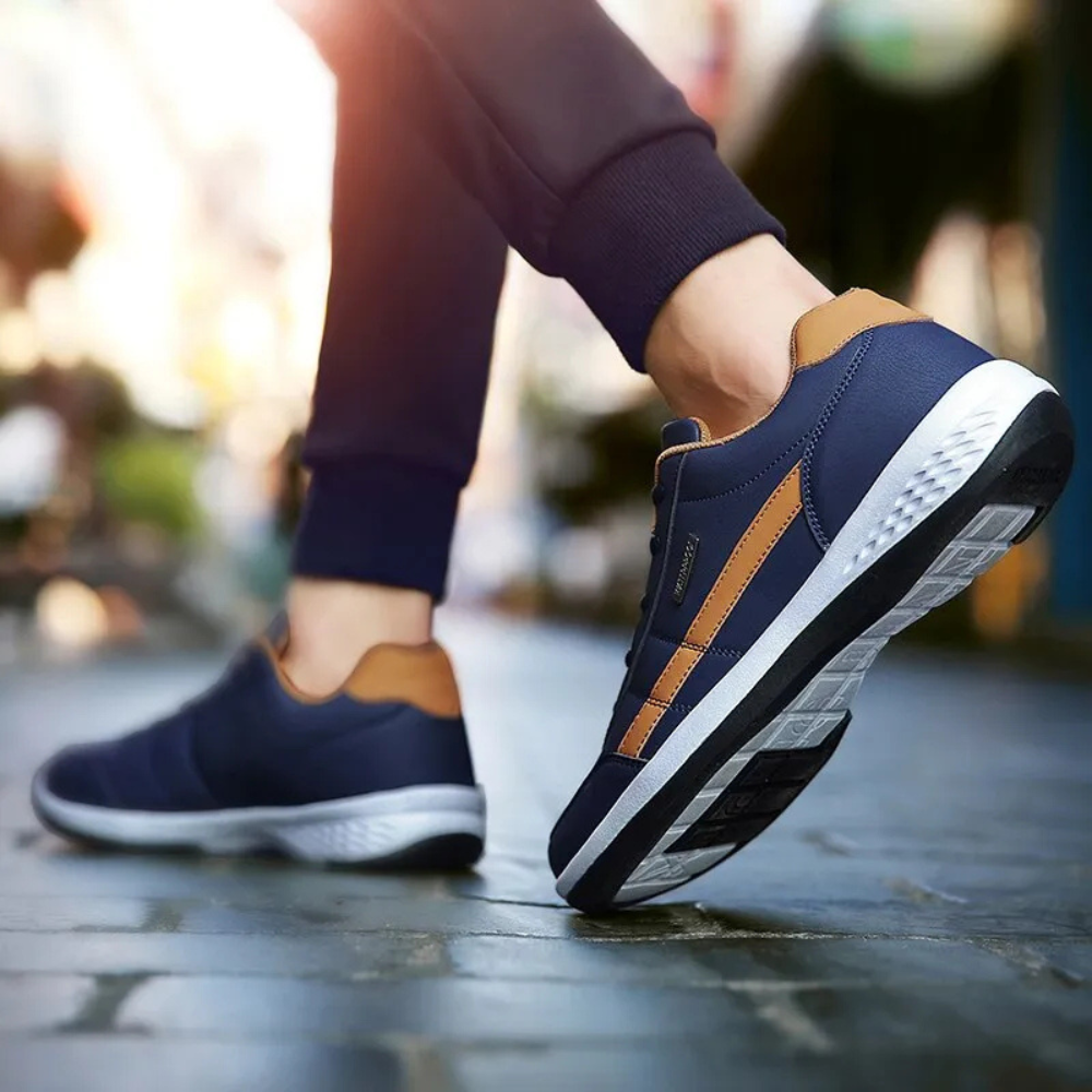 Elarova | Wasserdichte Orthopädische Komfortschuhe Aus Leder
