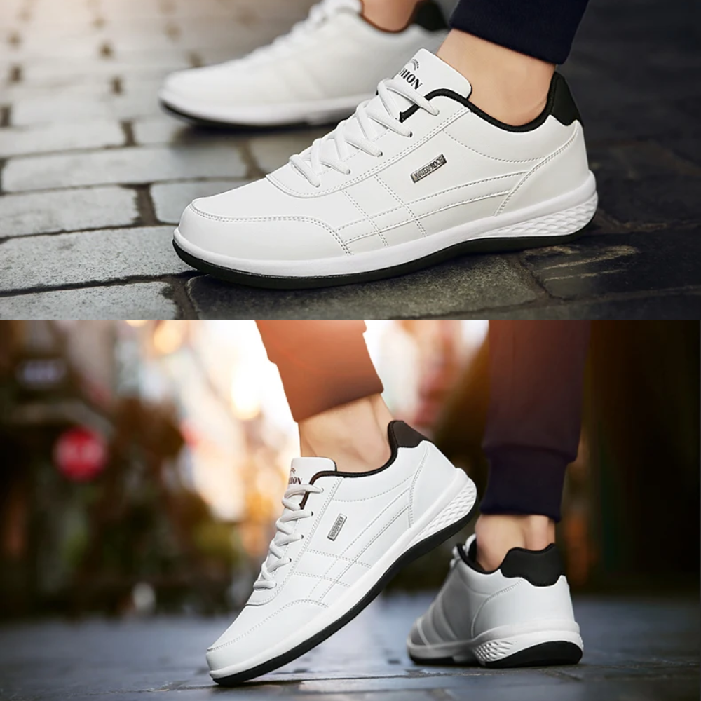 Elarova | Wasserdichte Orthopädische Komfortschuhe Aus Leder
