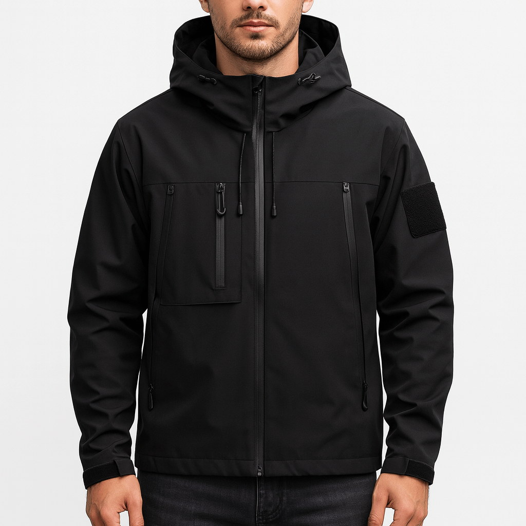 Elarova | Wasserdichte Outdoor-Jacke für Herren mit vielen Taschen