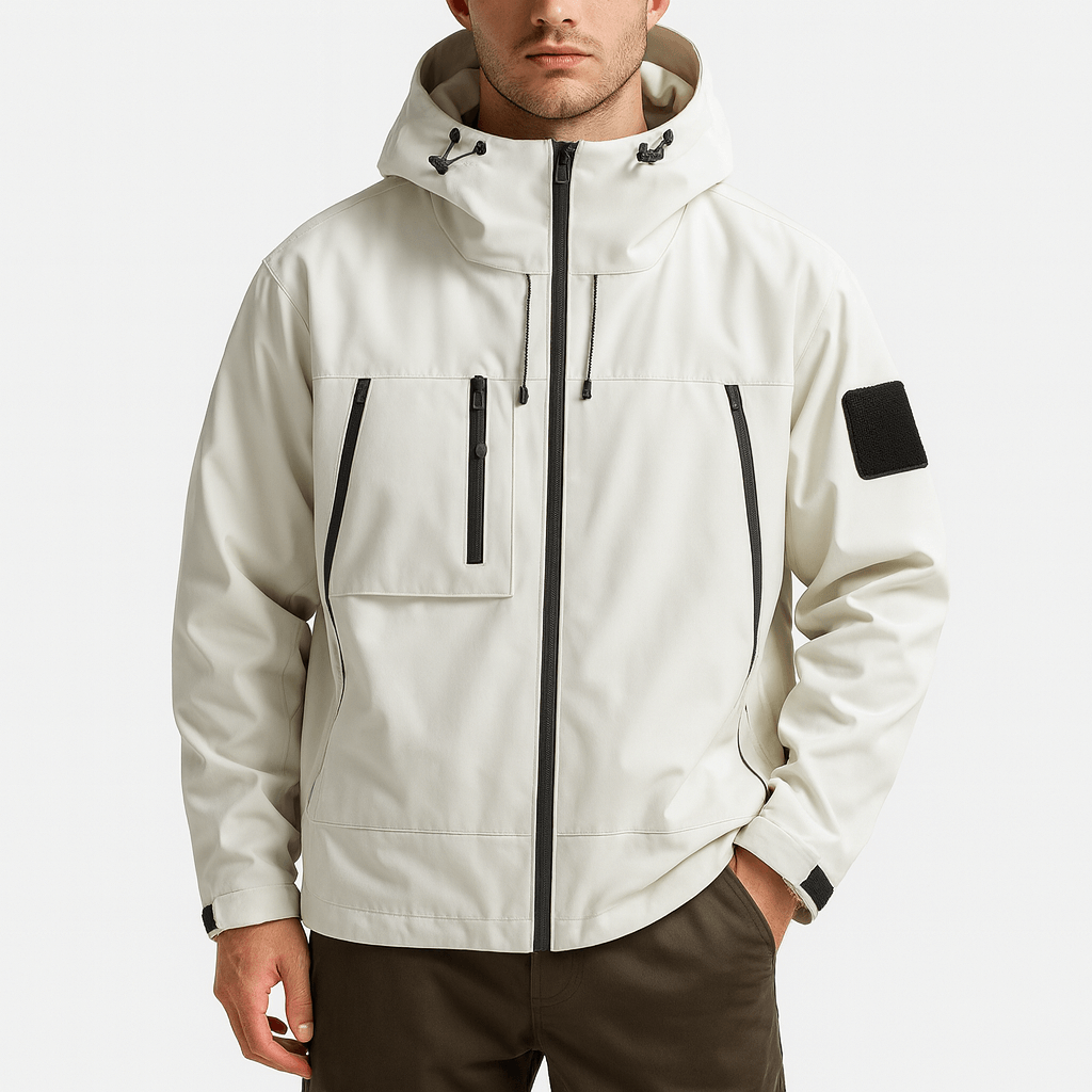 Elarova | Wasserdichte Outdoor-Jacke für Herren mit vielen Taschen