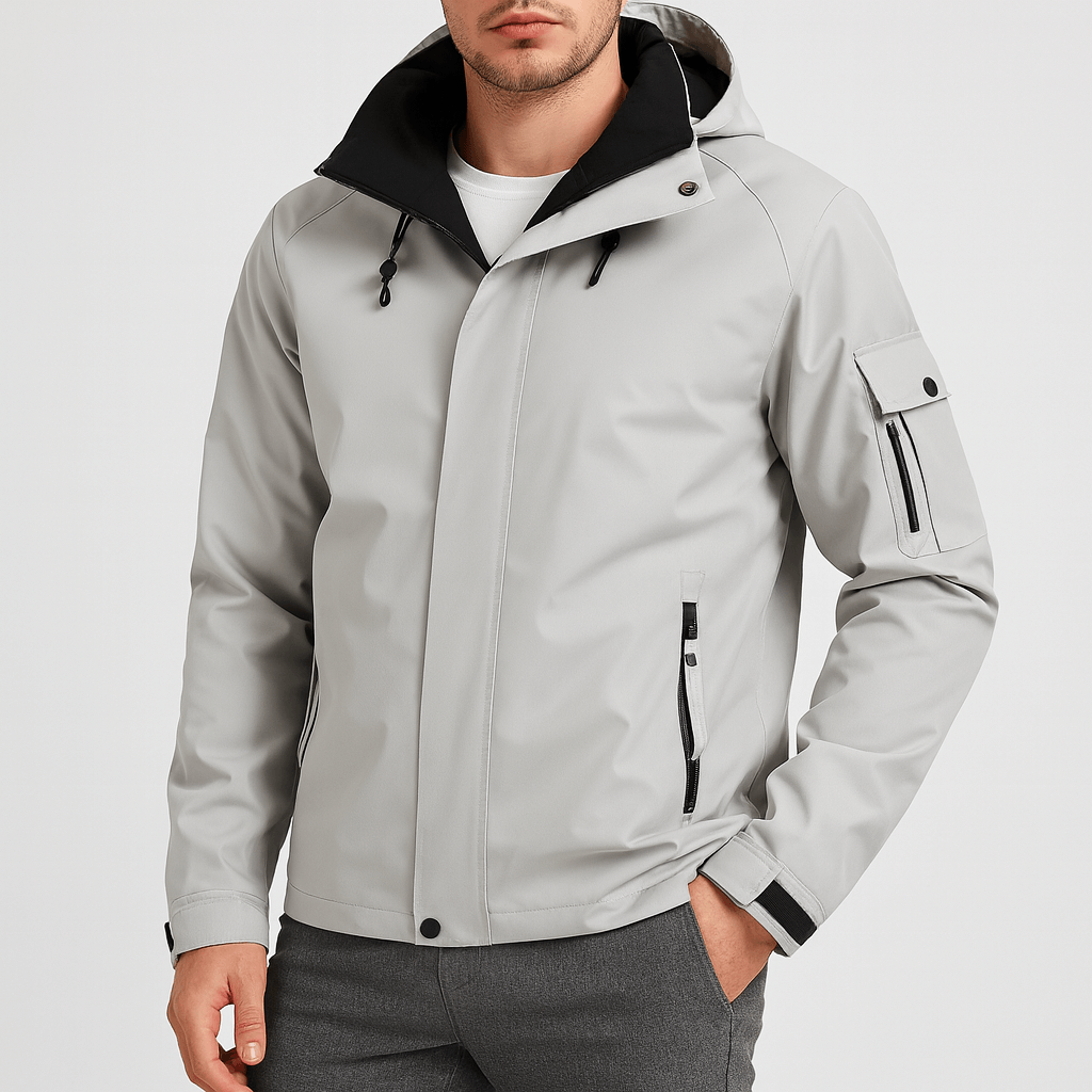 Elarova | Wasserdichte Softshelljacke mit Kapuze für Herren