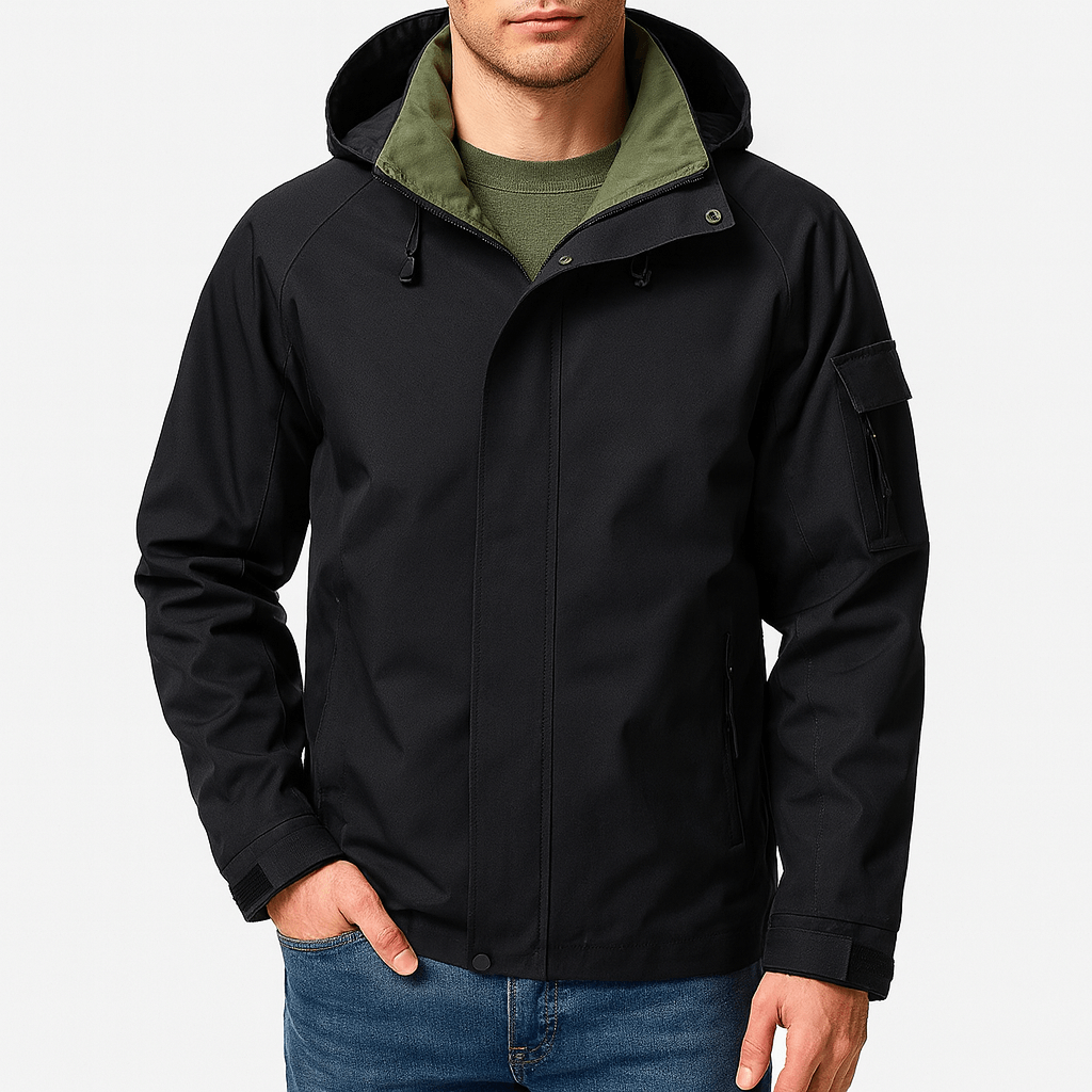 Elarova | Wasserdichte Softshelljacke mit Kapuze für Herren