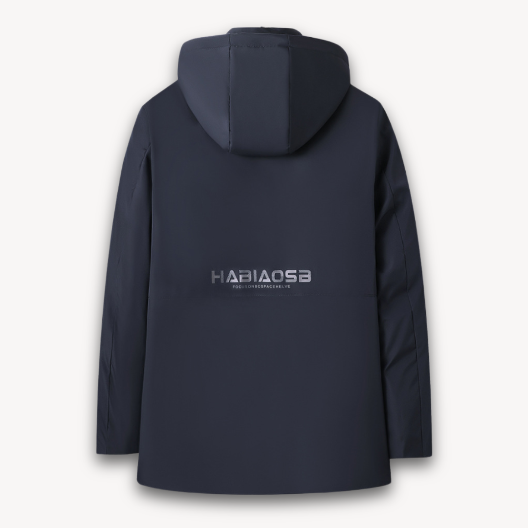 Elarova | Wasserdichte Softshelljacke mit Kapuze für Herren – Leichter, winddichter Mantel