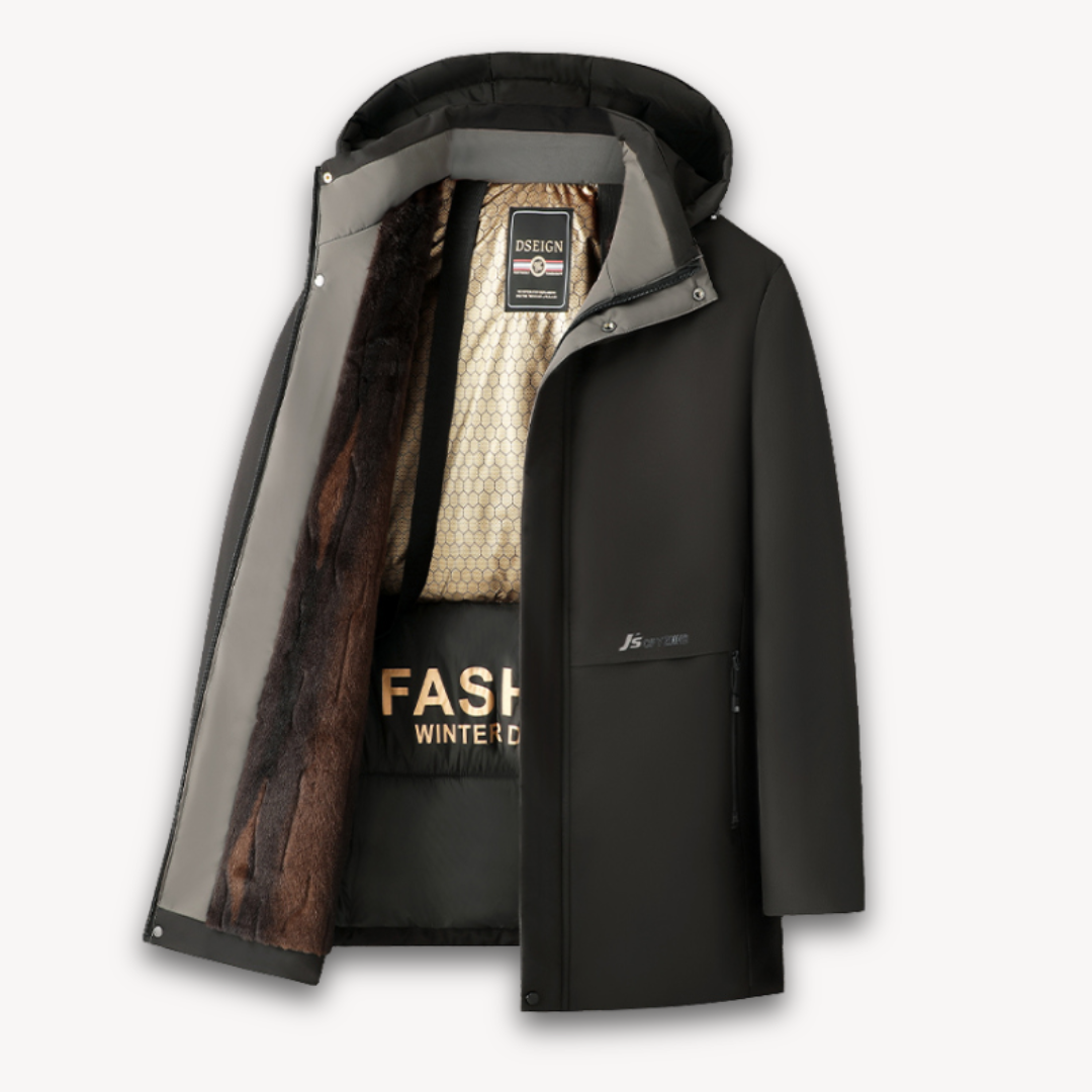 Elarova | Wasserdichte Softshelljacke mit Kapuze für Herren – Leichter, winddichter Mantel