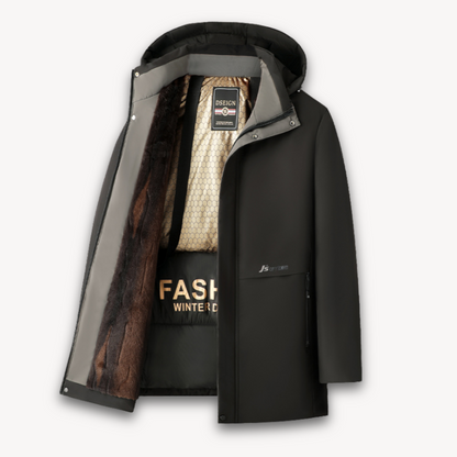 Elarova | Wasserdichte Softshelljacke mit Kapuze für Herren – Leichter, winddichter Mantel