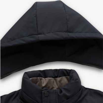 Elarova | Wasserdichte Softshelljacke mit Kapuze für Herren – Leichter, winddichter Mantel