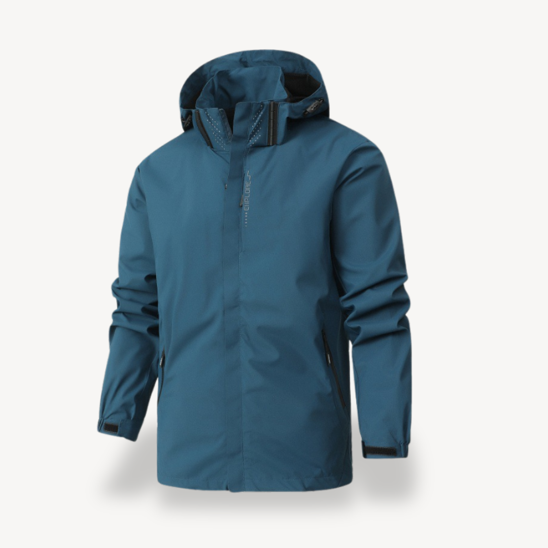 Elarova | Wasserdichte Windbreaker-Wanderjacke für Herren