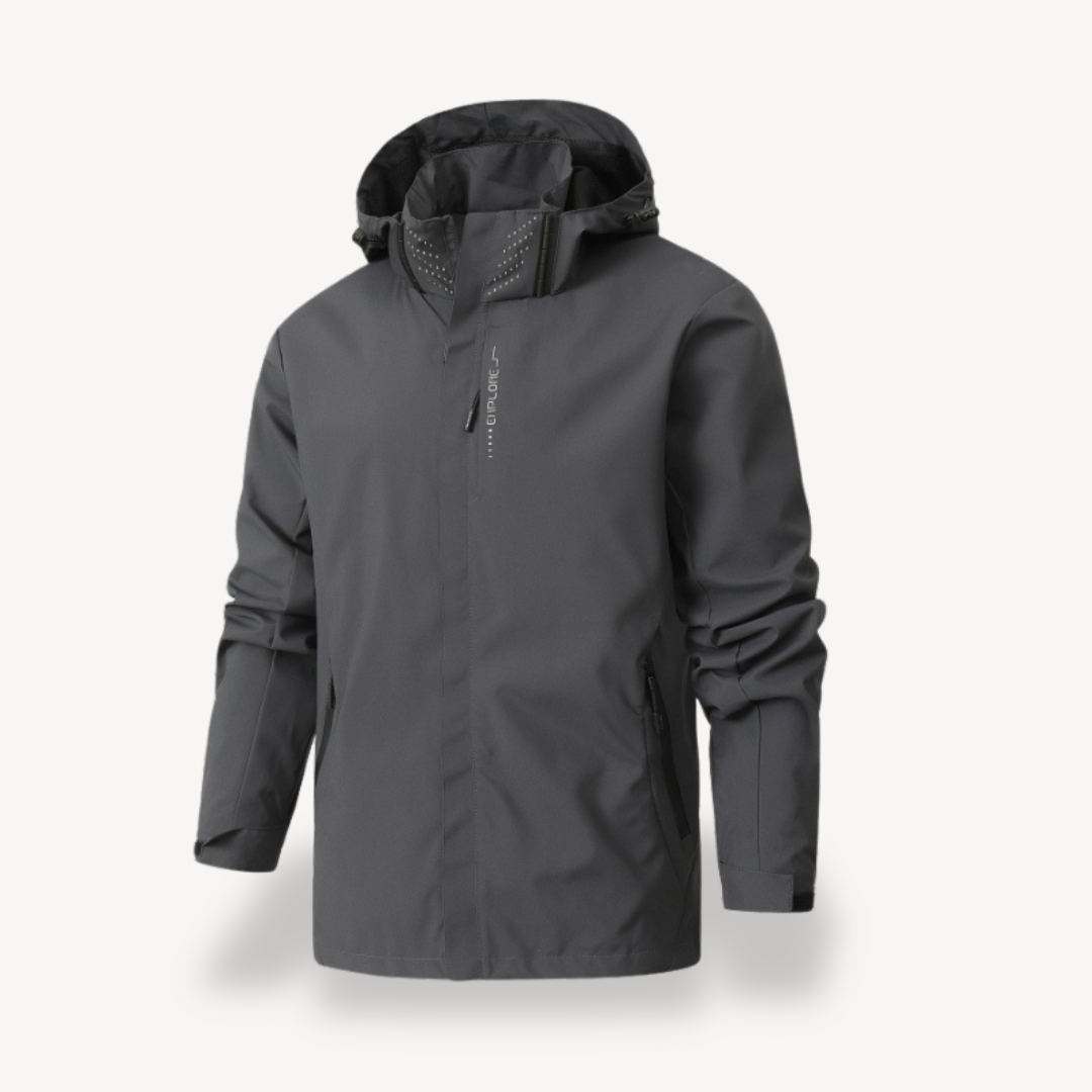 Elarova | Wasserdichte Windbreaker-Wanderjacke für Herren